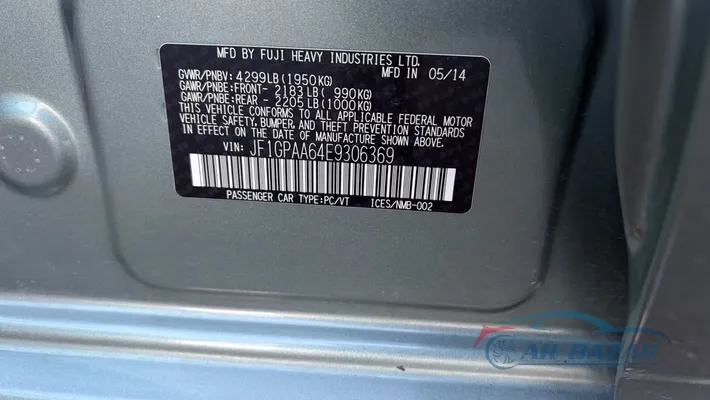 2014 SUBARU Impreza 